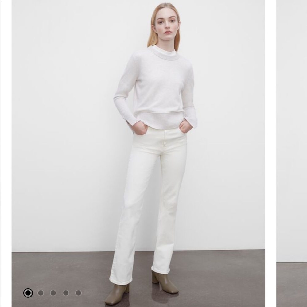 Club Monaco The Perfect Bootcut Tea Dyed Jeans